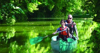 Balade sur la rivière Seugne en canoë encadrée