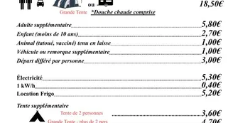 Aire naturelle Au Jardin près de l'Océan
