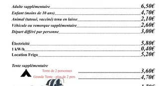 Aire naturelle Au Jardin près de l'Océan