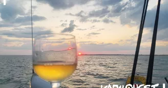 Sortie à l'heure de l'apéro en catamaran à voile - Kapalouest