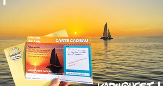 Sortie à l'heure du coucher de soleil en catamaran à voile - Kapalouest