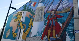 Mur peint "1er RIMA ancré dans sa ville" Mur peint "1er RIMA ancré dans sa ville"