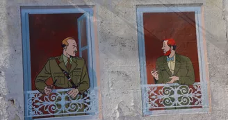Mur peint "Blake et Mortimer" Mur peint "Blake et Mortimer"