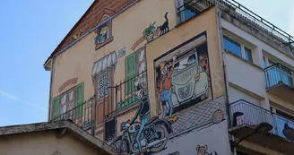 Mur peint "Un samedi à Malakoff" Mur peint "Un samedi à Malakoff"