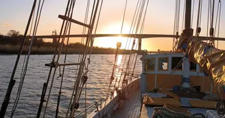 Sortie en mer journée sur le vieux gréement Albarquel