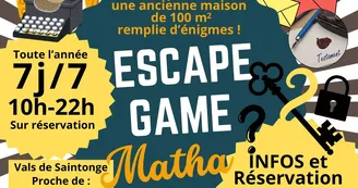 Escape game MATHA - Millénigme Escape Game Escape game MATHA - Millénigme Escape Game