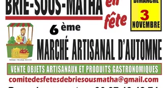 Marché artisanal d'Automne