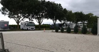 Aire de stationnement de camping-car