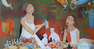 exposition de peinture et sculpture : Matière et émergence