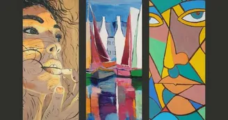 Expo peinture - Agnès Pessot / Michel Anjuere