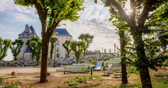 Vue sur le château de Barbezieux