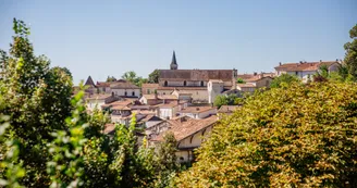 Vue sur Aubeterre