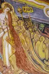 Peintures murales contemporaines dans l'église